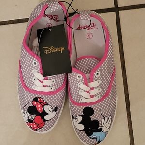 Disney Mickey and Minnie sneakers size 8